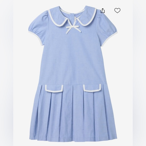 Janie and Jack Other - NWT Janie and Jack Oxford Collar Dress Big Gir Kid size 10 SKU 10030229